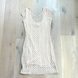 Free People Lace Cap Sleeve Dress